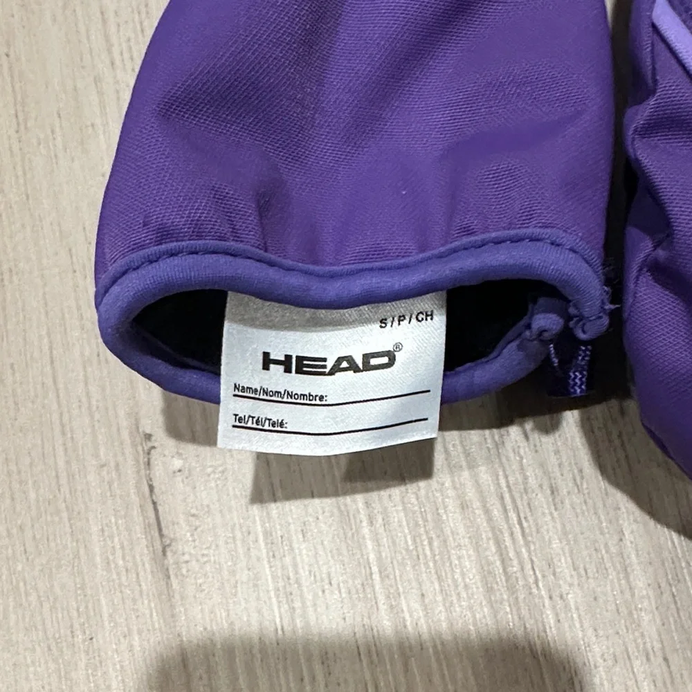 Head ski waterproof kids Small Purple Gloves